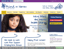 Tablet Screenshot of mindinharrow.org.uk